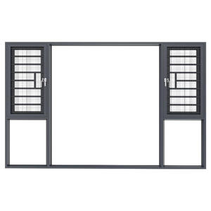 Fenêtres à battants <span class=keywords><strong>en</strong></span> aluminium haute performance |   Ventilation supérieure, rupture thermique, insonorisation, idéal pour les résidences et les commerces - Product Image 3