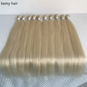 613 biondo naturale onda di <span class=keywords><strong>capelli</strong></span> fasci di osso brasiliano <span class=keywords><strong>capelli</strong></span> lisci trama non trasformati di <span class=keywords><strong>capelli</strong></span> vergini tessitura per le donne di colore - Product Image 3