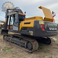 Excavatrice Volvo EC250 d'occasion, EC210, EC220, EC240, engin de construction, excavatrice de 25 tonnes pour le creusement de roches et le chargement de matériaux en vrac