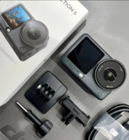 Nouvelle Caméra Sportive Osmo Action 6 Standard Combo 2026 avec Capteur 1/1.1" 4K/120fps, Étanche, Suivi de Sujet et Stabilisation Vidéo