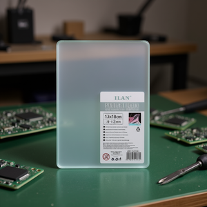 Vetro Sintetico Ilan 13x18cm Spessore 1.2mm per Involucri Elettronici - Product Image 2