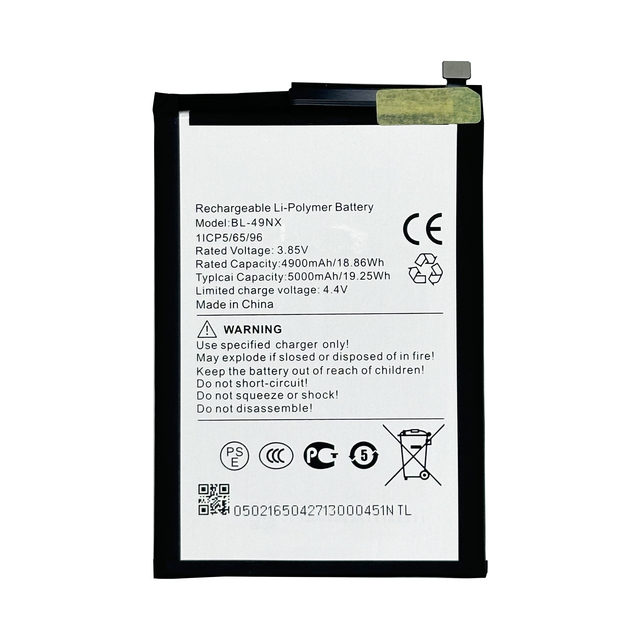 Factory Wholesale BL-49NX Battery for Transsion Hot 30i/X669/Smart7HD Mobile Phones 5000mAh Charging Battery Stock for Foreign