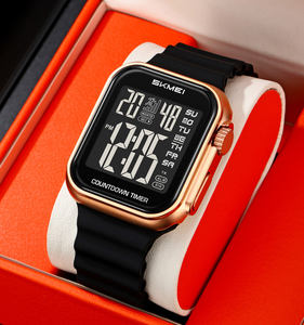 ساعة SKMEI بسعر الجملة مع ساعة رقمية مقاومة للماء مضيئة ساعة رياضية شاشة إلكترونية مقاومة للاهتراء سوار بلاستيكي - Product Image 1