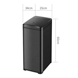 <span class=keywords><strong>Pattumiera</strong></span> Automatica Elegante da 42L, Bidone Intelligente da 11 Galloni, Contenitore per Rifiuti Senza Contatto per Ufficio, Casa e Cucina - Product Image 2