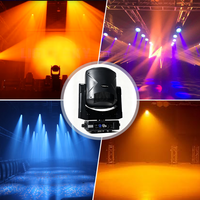 Igracelite 4x60W RGBW LED Moving Head Light Zoom Beam Wash 3-en-1 Effet Turbofan Lumière de Scène pour Disco DJ Club