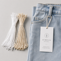Attache-cordon en plastique pour étiquettes de vêtements, cordon de prix, cordon pour étiquettes suspendues, corde personnalisée pour étiquettes de vêtements