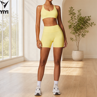 Tenue de sport pour femme, nouvelle couleur, séchage rapide, respirante, course en plein air, fitness, 2 pièces pour vêtements de sport féminins avec logo