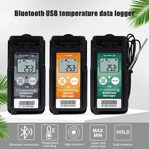 For USB <b>Temperature</b> <b>Data</b> <b>Logger</b> External Probe Cryogenic Recorder Max/Min Upper/Lower Limit PDF/Csv Report for Cold Chain - Product Image 3