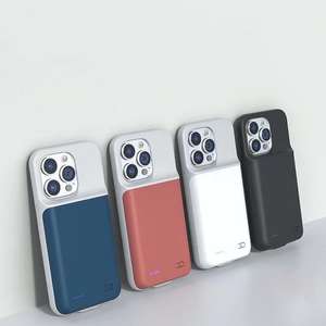 Étui de chargeur <span class=keywords><strong>externe</strong></span> sans fil à haute capacité avec <span class=keywords><strong>batterie</strong></span> Li-polymère à charge rapide magnétique portable 15W pour <span class=keywords><strong>iPhone</strong></span> 15/14/<span class=keywords><strong>13</strong></span> <span class=keywords><strong>Pro</strong></span> - Product Image 6