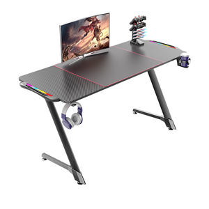 Vente chaude Simple Bois Acier <span class=keywords><strong>L</strong></span>-Forme Coin Pc Bureau <span class=keywords><strong>Ordinateur</strong></span> Bureau De Jeu - Product Image 3