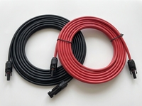 TÜV-Zertifizierter PV1-F H1Z2Z2-K 4mm2 6mm2 Wasserdichter UV-Beständiger XLPO-Isolierter Verzinnter Kupferdraht für PV-Anlagensysteme