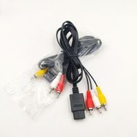 Câble AV HD 1,8 m pour N64, câble de données vidéo pour N64, câble audio pour NGC