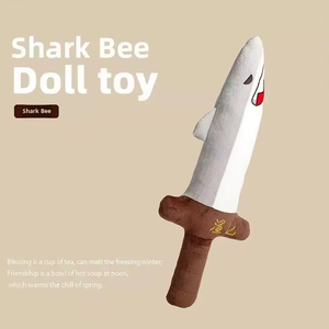 Peluche de Tiburón Águila, Espada de Tiburón, Divertido Homófono, Lindo, Súper Suave, de Algodón PP, 31cm-50cm, Regalo de Cumpleaños para Novio o Novia - Product Image 3