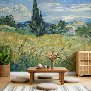 Bông vải kết cấu PVC Vinyl hình nền CuộN nghệ thuật có thể in tường bao gồm 280gsm cho phòng ngủ phòng khách trang trí - Product Image 4