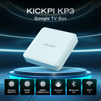 Nuevo de Fábrica KICKPI KP3, TV Box Certificado por Google, Android 14, S905Y4, AV1, Wifi 2.4G y 5G, Net-flix, 4k, Smart TV, Android Box, Set-Top Box