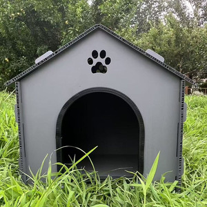 Refugio Ligero para Mascotas Resistente a la Intemperie, Casa para Mascotas de Plástico con Protección UV para Perros Medianos y Grandes - Product Image 6