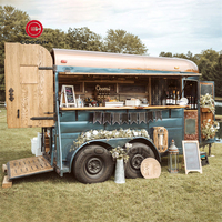 Distributeur automatique de pizza Pappbecher Glace Crème glacée Chariot de nourriture mobile Consession Trailer Pizza Chariot de nourriture