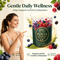 SYC BIO Power Berries Seeds Blend Pure Plant-Based Immune Support Smoothie Friendly Powder 150g 30 Servings Adult Custom