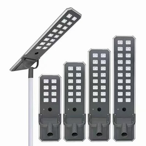 Lampione Solare Integrato per Illuminazione Urbana Esterna ad Alta Velocità, Luce da Giardino Intelligente ad Alta Potenza con Sensore Smart - Product Image 2