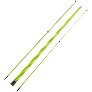 Canne à pêche en carbone à action extra rapide avec embout fluorescent jaune et anneaux SIC pour la pêche en eau douce et en mer - Product Image 3