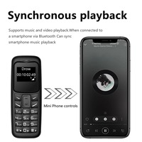 Téléphone portable L8 Star BM30 sans fil, mini, 2G GSM, double SIM, Bluetooth, format de poche, pour usage de secours