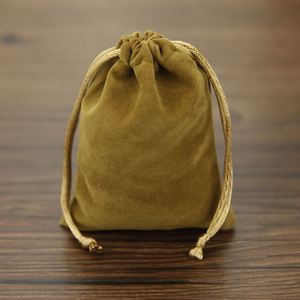 Sac de voyage cosmétique recyclable en velours rose chinois 10x12cm avec cordon de serrage pour bijoux et pierres précieuses, pochette en organza avec logo personnalisé - Product Image 4