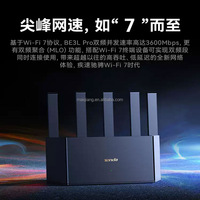 Routeur WiFi 7 Gigabit double bande sans fil pour toute la maison BE3600, réseau maillé, pénétration murale, 5G, Tenda