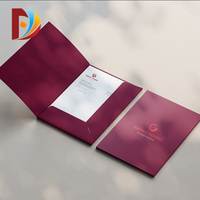 Dossiers de présentation personnalisés en provenance d'usine chinoise, produits de classement, organiseur de documents A5 à deux poches, dossier avec logo personnalisé