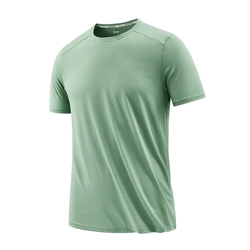 Wholesale New Arrival Jacquard Dry Fit White T Shirts 100% Polyester Custom T-shirt Plain Men T Shirt
