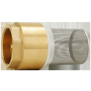 All-Copper Thickened DN15 Vertical Check Valve Filter Screen 25 <b>Foot</b> One-Way Water Well <b>Pumps</b> for Oil Media 4/6/10 <b>Foot</b> Valve - Product Image 1