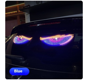Neuheiten Hot Selling USB-Stecker Dynamic Devil <span class=keywords><strong>Eyes</strong></span> Auto Umgebungs lichter LED-Anzeige feld