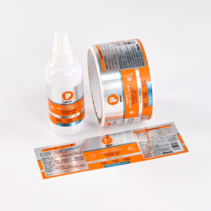Customisable Vinyl Adhesive Logo Labels Medicine Packaging Waterproof Roll UV Printing Gold Hot Foil Stamping ISO Certified - Product Image 3