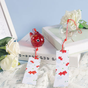 <span class=keywords><strong>Carillon</strong></span> à vent <span class=keywords><strong>en</strong></span> <span class=keywords><strong>verre</strong></span> de style <span class=keywords><strong>japonais</strong></span> 2026, à peindre soi-même pour étudiants, petit <span class=keywords><strong>carillon</strong></span> à vent <span class=keywords><strong>en</strong></span> forme de poisson rouge, zone panoramique, pendentif extérieur, carillons à vent - Product Image 2