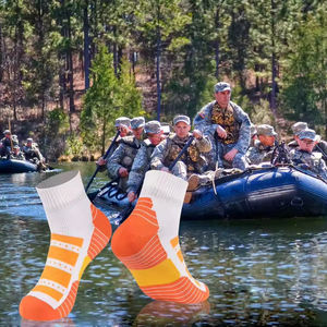 100% impermeable Coolmax calificación invierno calcetines térmicos al aire libre Wudu musulmán pesca ciclismo senderismo frío cálido calcetines impermeables - Product Image 5