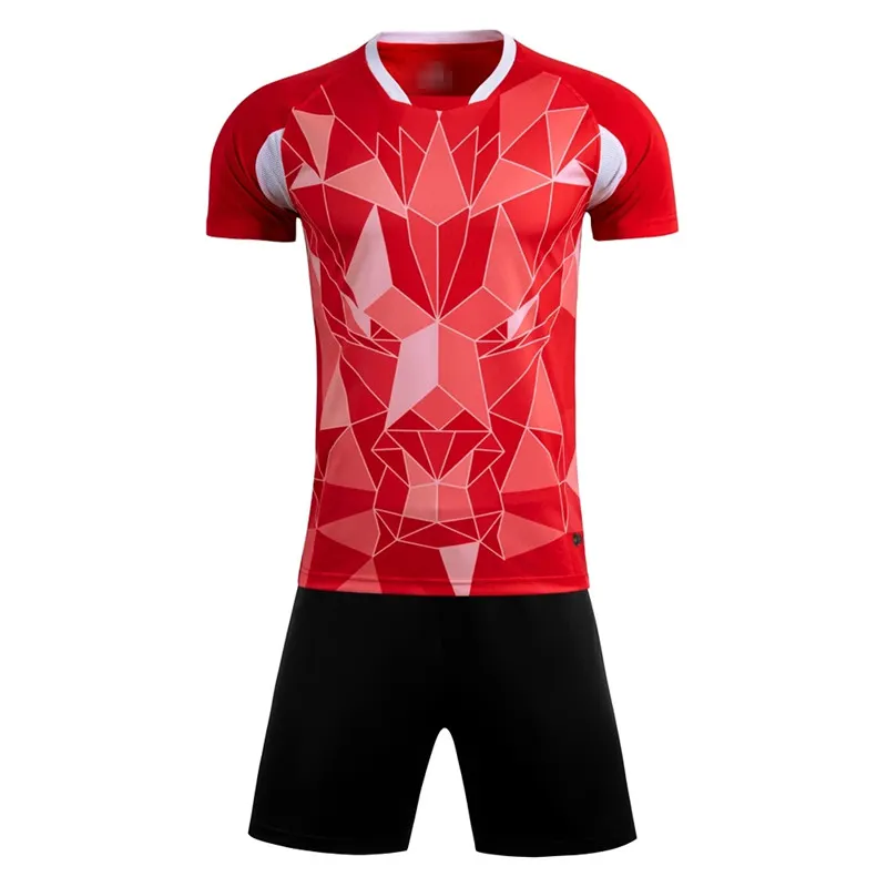 Customized Printing Football Kits Men's Soccer Jersey Set For Kids Volleyball Uniforms Women Football Shirts Training Suit