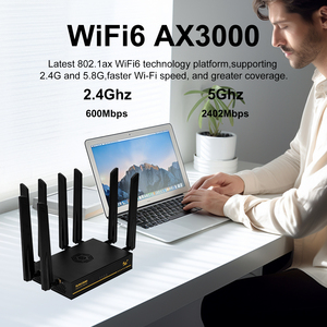 Suncomm Bộ định tuyến modem O8 Ultra X75 5G khe cắm thẻ <span class=keywords><strong>SIM</strong></span> kép 2.5G hỗ trợ giao diện mạng ăng ten ngoài trời Quạt làm mát Bộ định tuyến 5G - Product Image 4