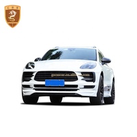 Diffuseur de lèvre pour voiture Porsche, jupes latérales, accessoire de carrosserie en Fiber de carbone de Style TKT, 2020