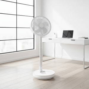 <span class=keywords><strong>Ventilateur</strong></span> <span class=keywords><strong>portable</strong></span> pliable manuel en plastique, oscillant, avec télécommande, pour maison, voiture, hôtel, extérieur - Rechargeable par USB - Product Image 4