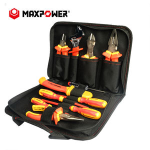 Maxpower VDE Isolado 11PCS 1000V Isolado Eletricista <span class=keywords><strong>Tool</strong></span> <span class=keywords><strong>Set</strong></span> com Chaves De Fenda, Alicate, Chave, teste de tensão - Product Image 3