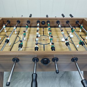 Table de <span class=keywords><strong>baby</strong></span>-<span class=keywords><strong>foot</strong></span> compacte en bois massif, 1,2 m / 1,4 m, pour usage domestique ou commercial, idéale pour toute la famille - Product Image 3