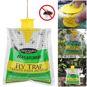 Trampa para Moscas Colgante Desechable, No Tóxica, para Atrapar Insectos, Moscas, Mosquitos, Avispas, Uso en Exteriores y Jardines, Control de Moscas - Product Image 4
