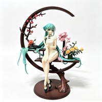 Vente en gros : Figurines de collection avancées Mikuu style Cheongsam Anime, modèles de poupées assises, objets décoratifs, cadeaux mignons