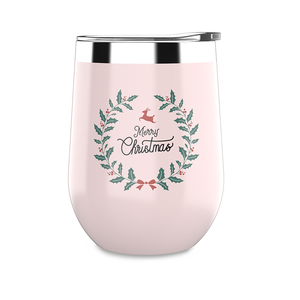 Gobelet en verre de 12 oz, avec Double paroi, isolé sous vide, en acier inoxydable, tasse à vin, avec boîte, gourde - Product Image 3