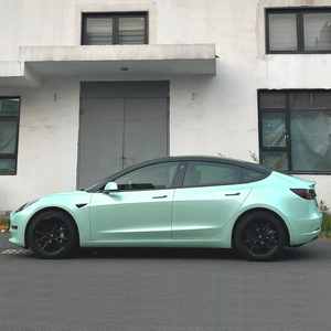 Film de protection de <span class=keywords><strong>voiture</strong></span> en PVC COOL SUN Macarons Series Moonlight Jade, haute brillance, résistant aux UV/IR, imperméable, anti-rayures, rejet de 90% - Product Image 3