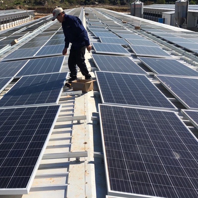 Soeasy алюминиевая солнечная стойка металлический кровельный зажим