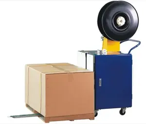 Single Use Strapack Pallet Banding Machine Paper Carton Wrapping Strapping Machines Pp Pet Strap