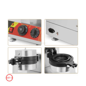 Machine à cuire électrique commerciale en acier inoxydable à chauffage rapide pour utilisation en restaurant - Double usage pour hamburgers et petits pains à dessert - Product Image 5