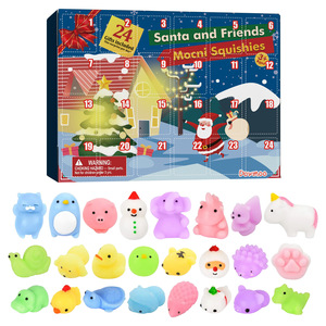 Christmas Pinch Joy <b>Advent</b> <b>Calendar</b> Blind <b>Box</b> Christmas Rubber Animal Relief Squishy Kids Toys Surprise Blind <b>Box</b> - Product Image 4