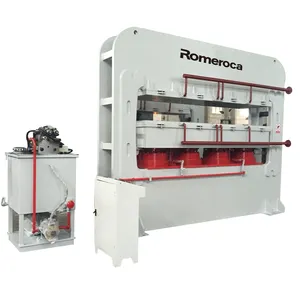 Efficient Double Size Laminated Way Laminate Flooring Production Line Hot Press Machine