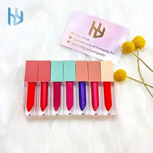 best price 112 color Waterproof Nude Velvet Glossy Lip Gloss Lipstick luxury Vegan Red private labels Lipgloss